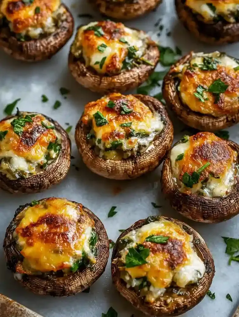 Copycat Red Lobster Stuffed Mushrooms