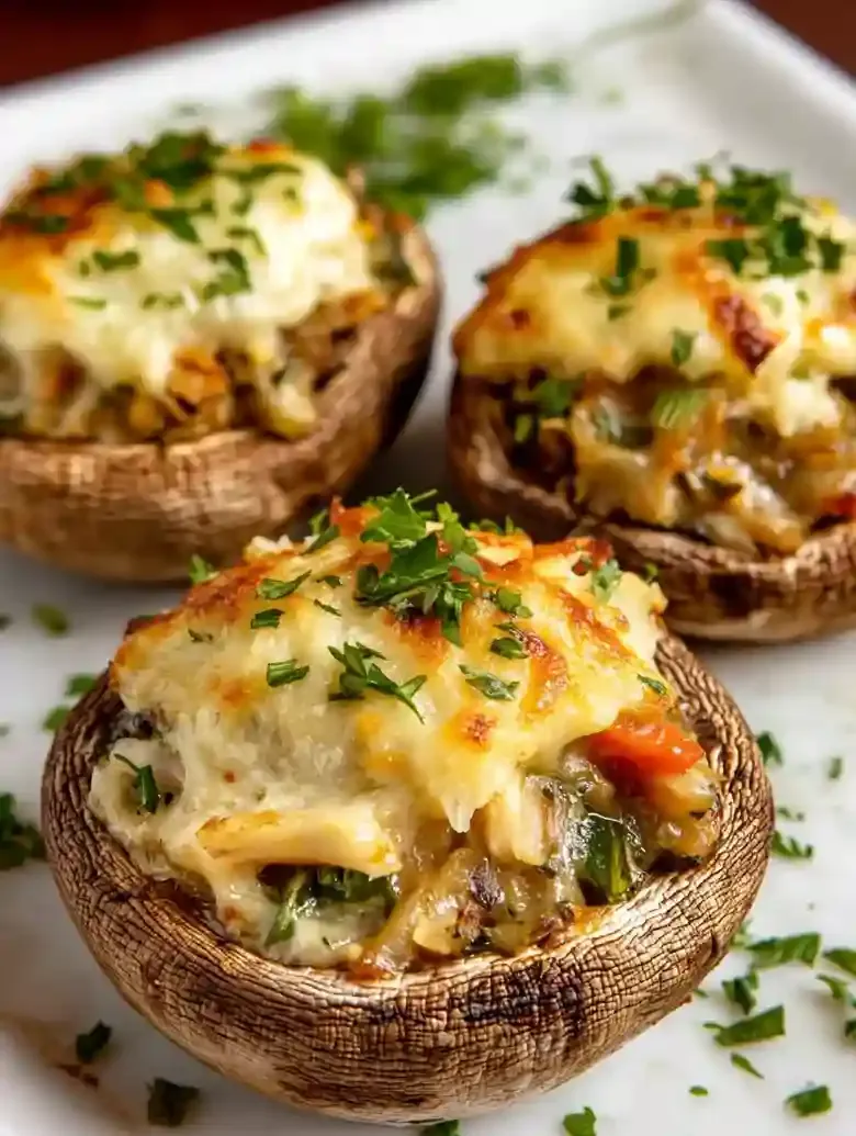 Copycat Red Lobster Stuffed Mushrooms