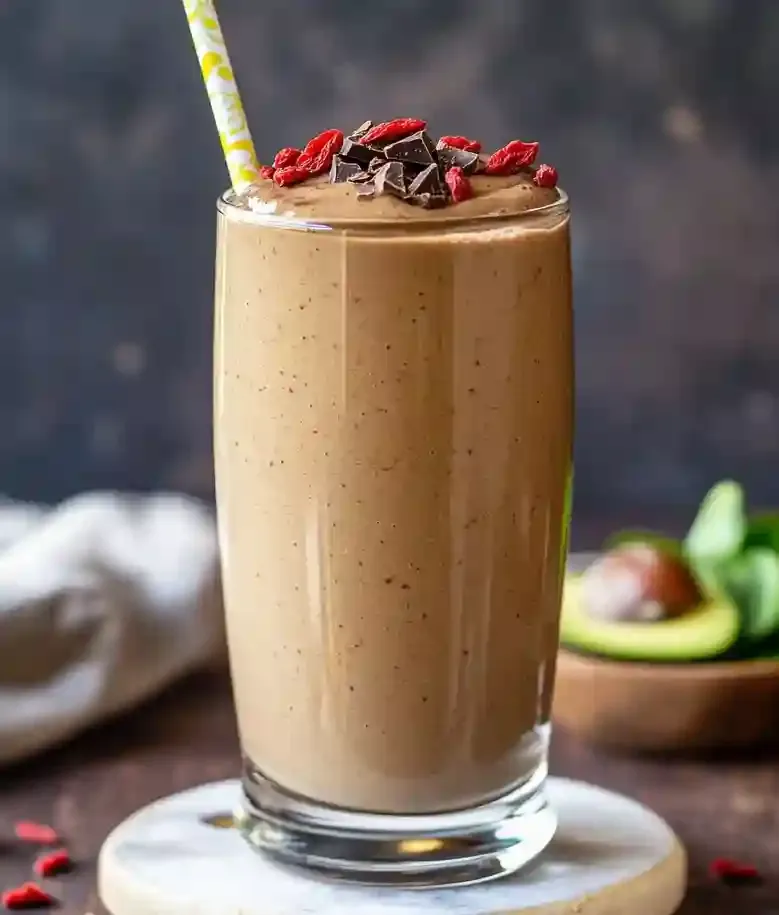 Creamy Avocado Chocolate Smoothie