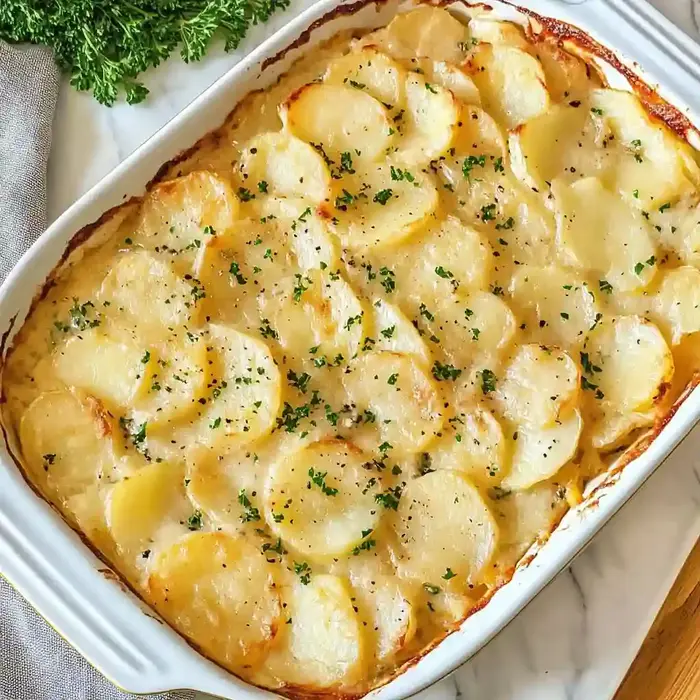 Creamy Brown Butter Scalloped Potatoes