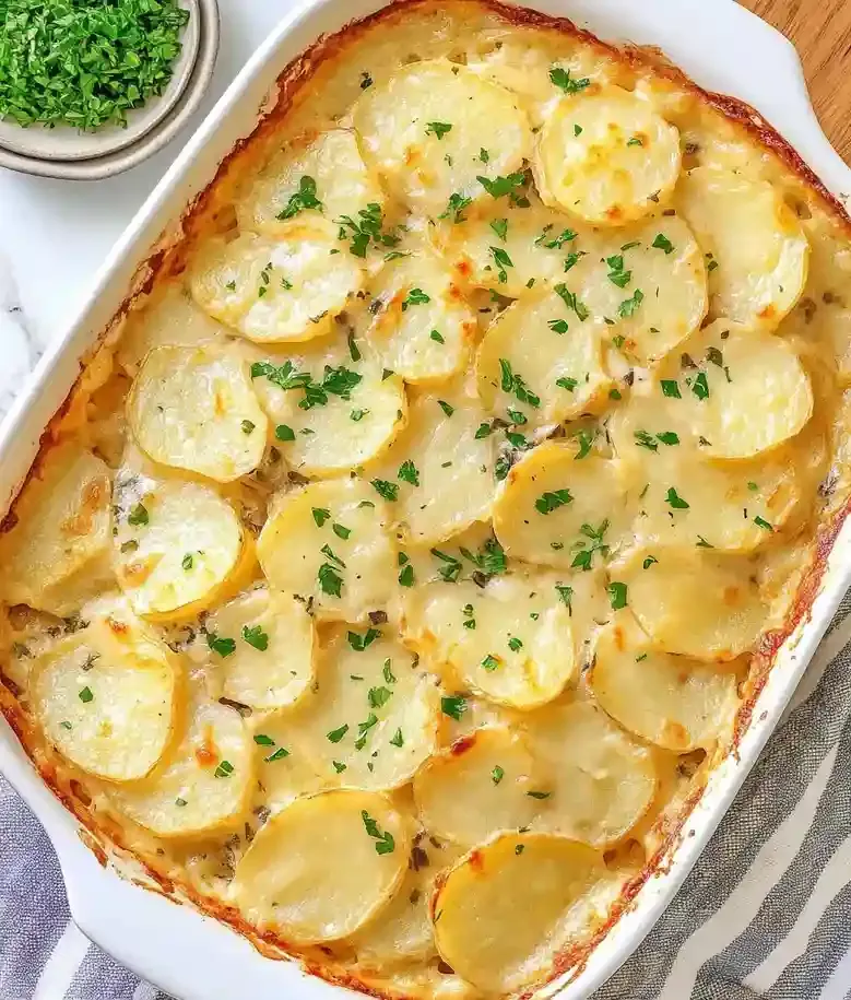 Creamy Brown Butter Scalloped Potatoes