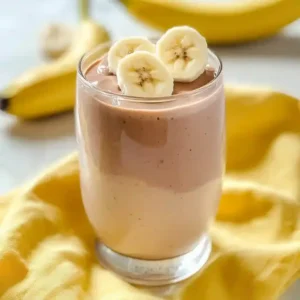 Creamy Chocolate Banana Protein Shake