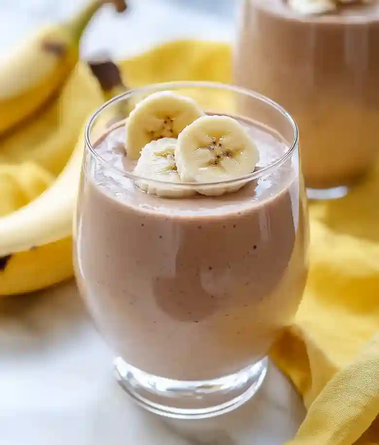 Creamy Chocolate Banana Protein Shake