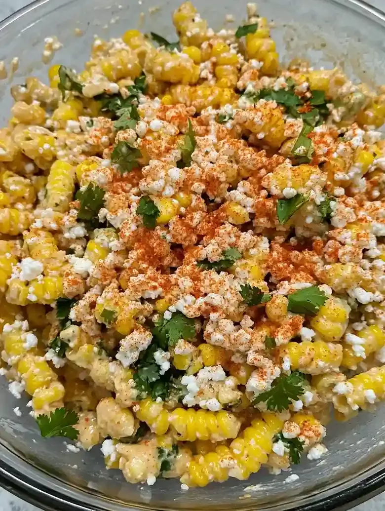 Creamy Elote-Style Pasta Salad