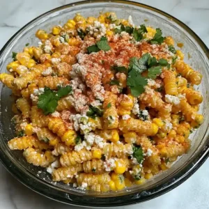 Creamy Elote-Style Pasta Salad