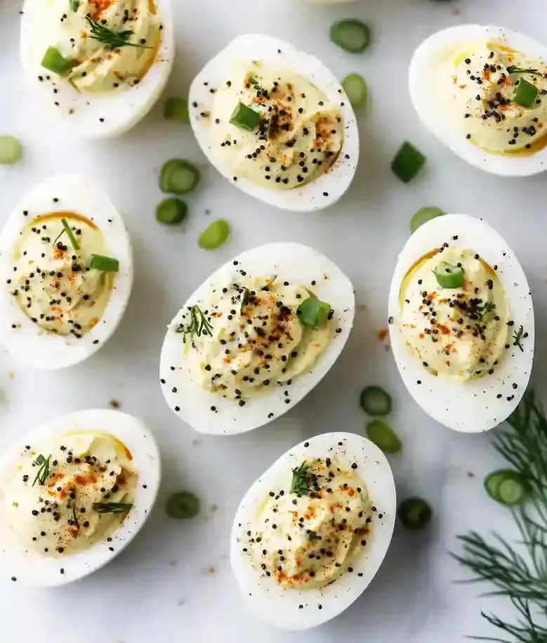 Creamy Everything Deviled Eggs