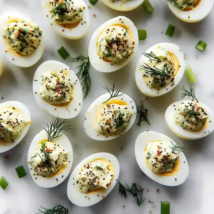 Creamy Everything Deviled Eggs