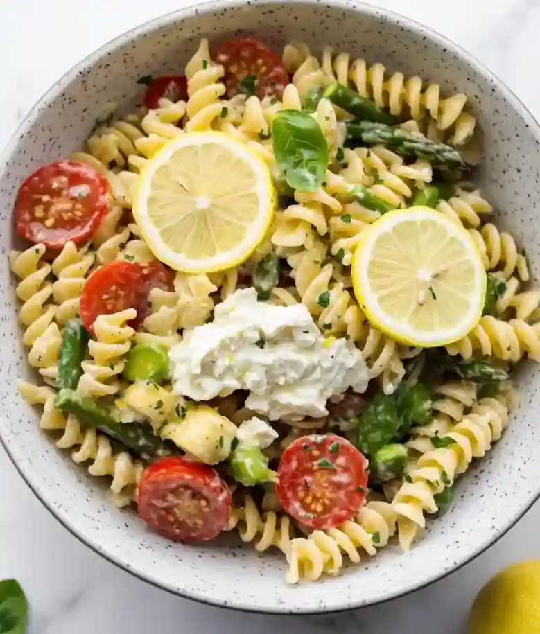 Creamy Goat Cheese Pasta Salad Recipe