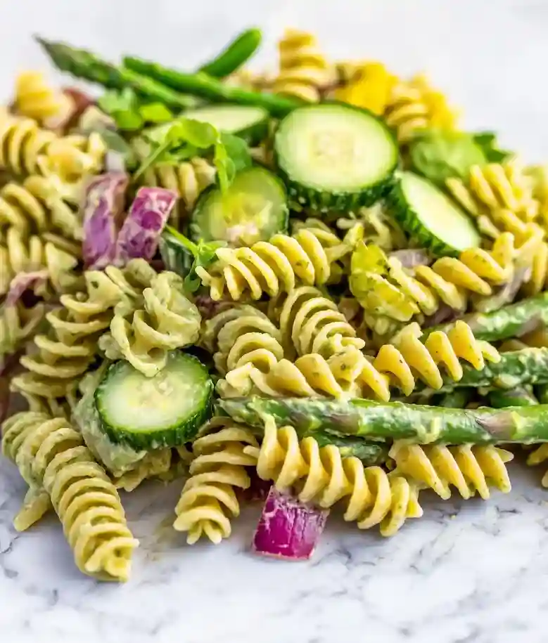 Creamy Green Goddess Pasta Salad