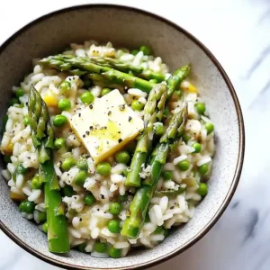 Creamy Lemon Asparagus Risotto