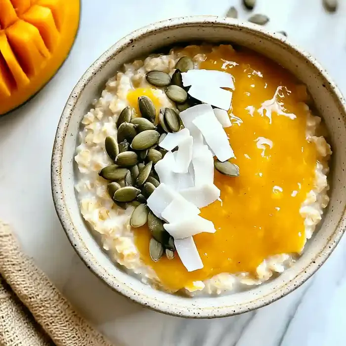 Creamy Mango Oatmeal Recipe