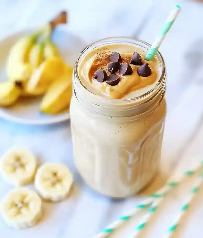 Creamy Peanut Butter Banana Smoothie