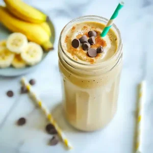Creamy Peanut Butter Banana Smoothie