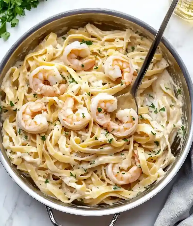 Creamy Shrimp Alfredo Pasta Recipe