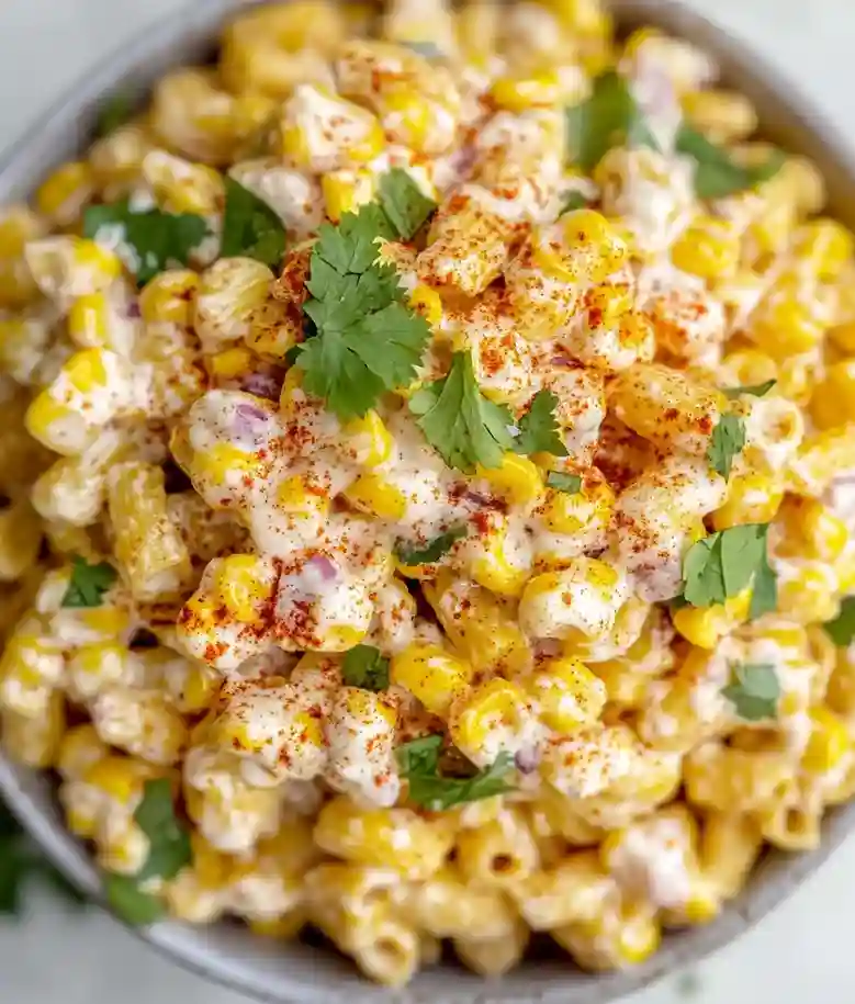 Creamy Street Corn Pasta Salad
