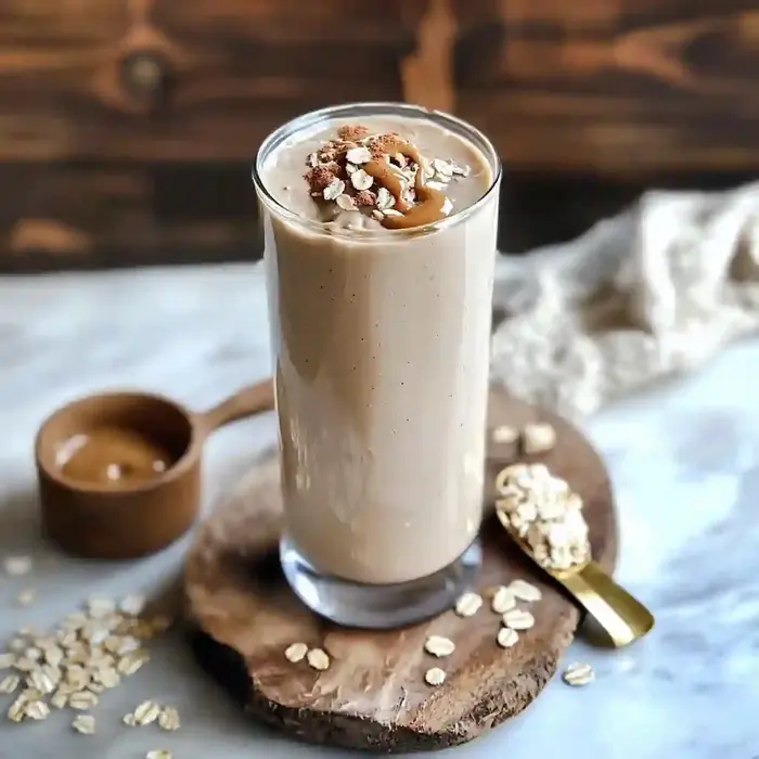 Creamy Vanilla Peanut Butter Smoothie