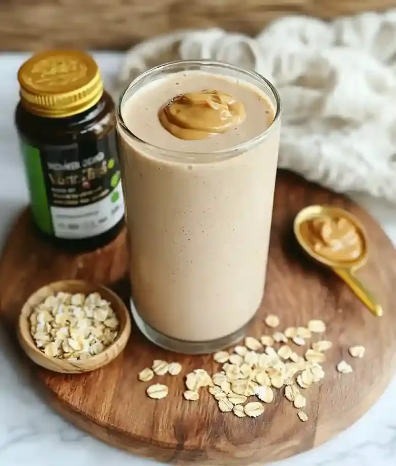 Creamy Vanilla Peanut Butter Smoothie