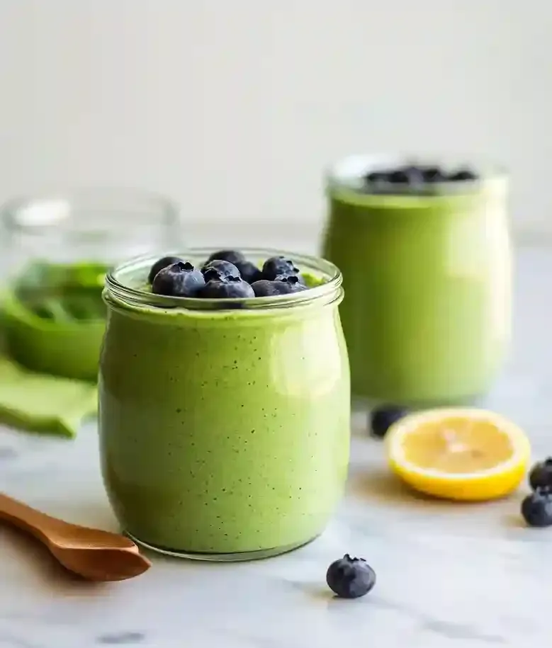 Creamy Vegan Green Avocado Smoothie