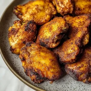 Crispy Air Fryer Boneless Chicken Thighs