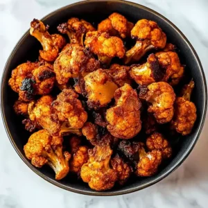 Crispy Air Fryer Buffalo Cauliflower
