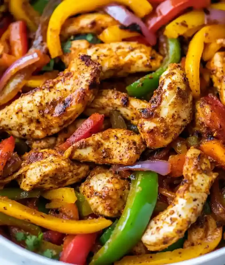 Crispy Air Fryer Chicken Fajitas