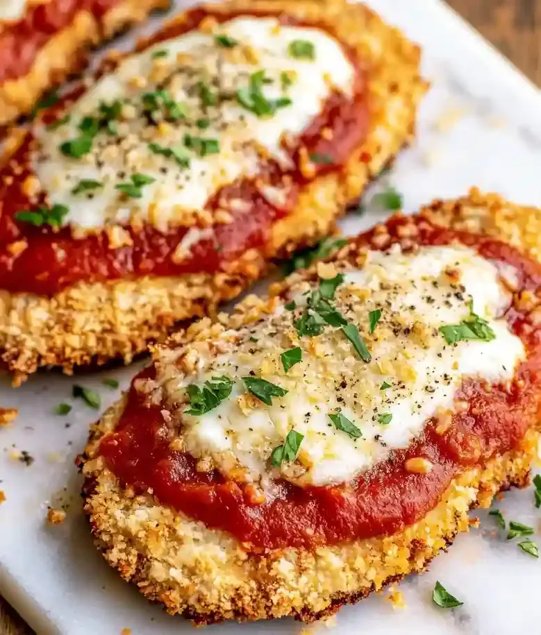 Crispy Air Fryer Chicken Parmesan