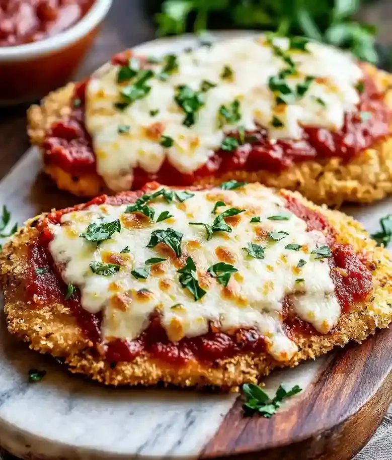 Crispy Air Fryer Chicken Parmesan