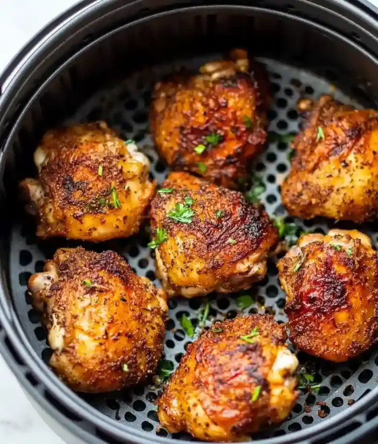 Crispy Air Fryer Chicken Thighs