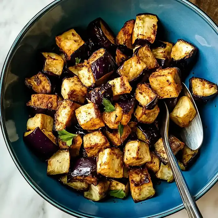 Crispy Air Fryer Eggplant Slices