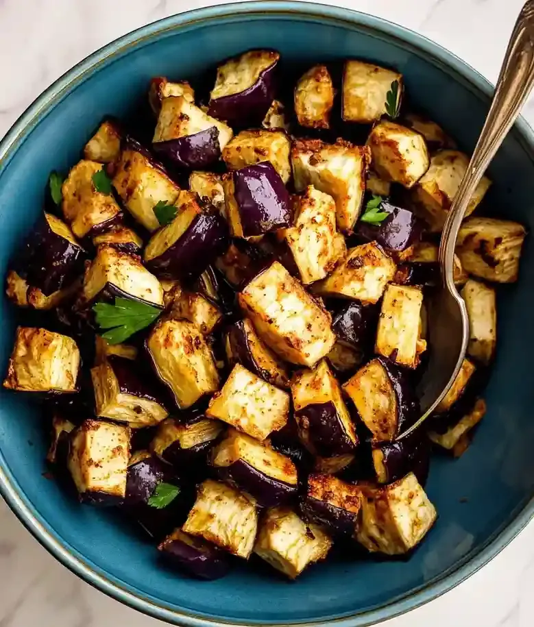 Crispy Air Fryer Eggplant Slices