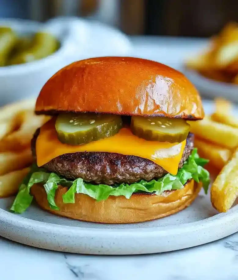 Crispy Air Fryer Hamburgers Recipe