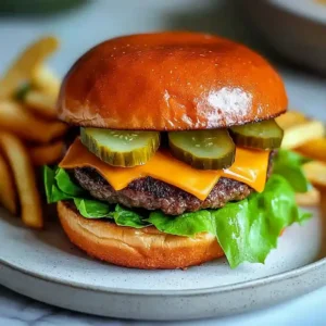Crispy Air Fryer Hamburgers Recipe