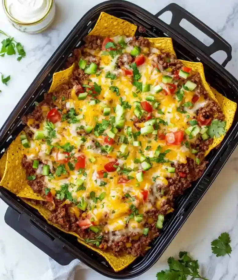 Crispy Air Fryer Nachos Recipe