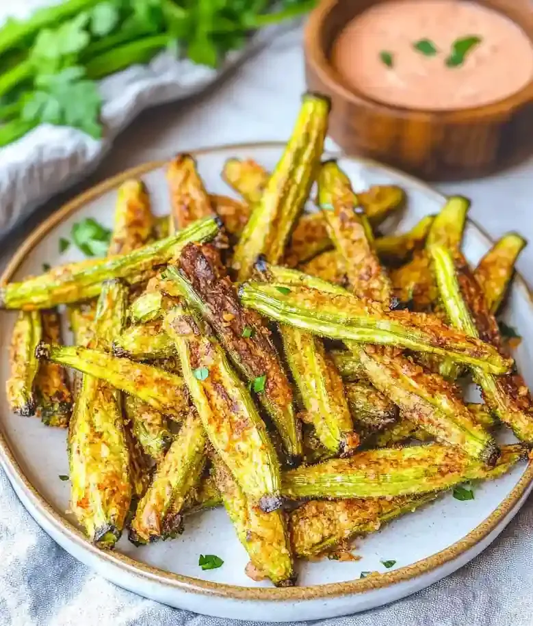 Crispy Air Fryer Okra Recipe