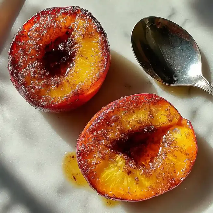 Crispy Air Fryer Peaches Recipe