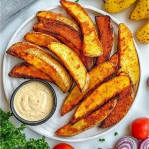 Crispy Air Fryer Potato Wedges