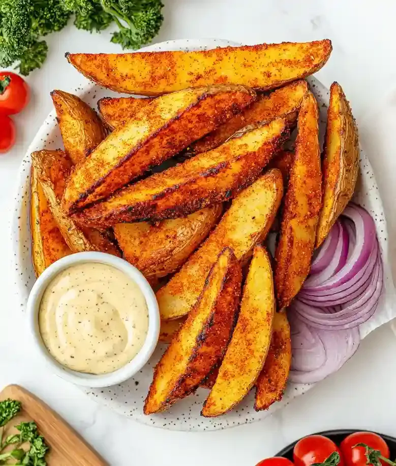 Crispy Air Fryer Potato Wedges