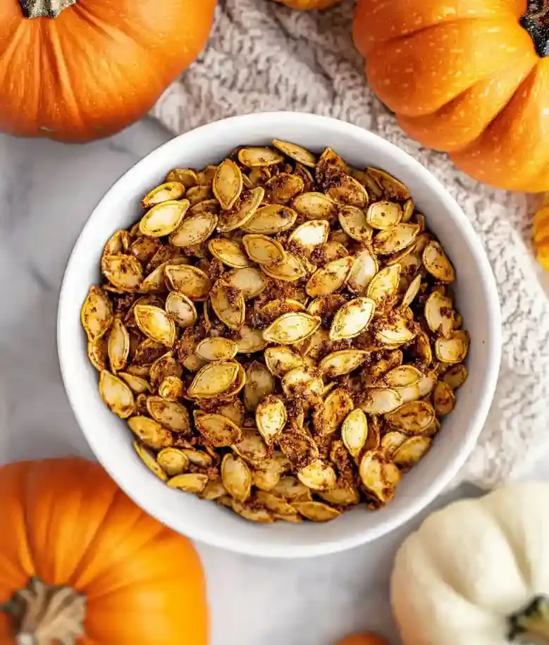 Crispy Air Fryer Roasted Pumpkin Seeds