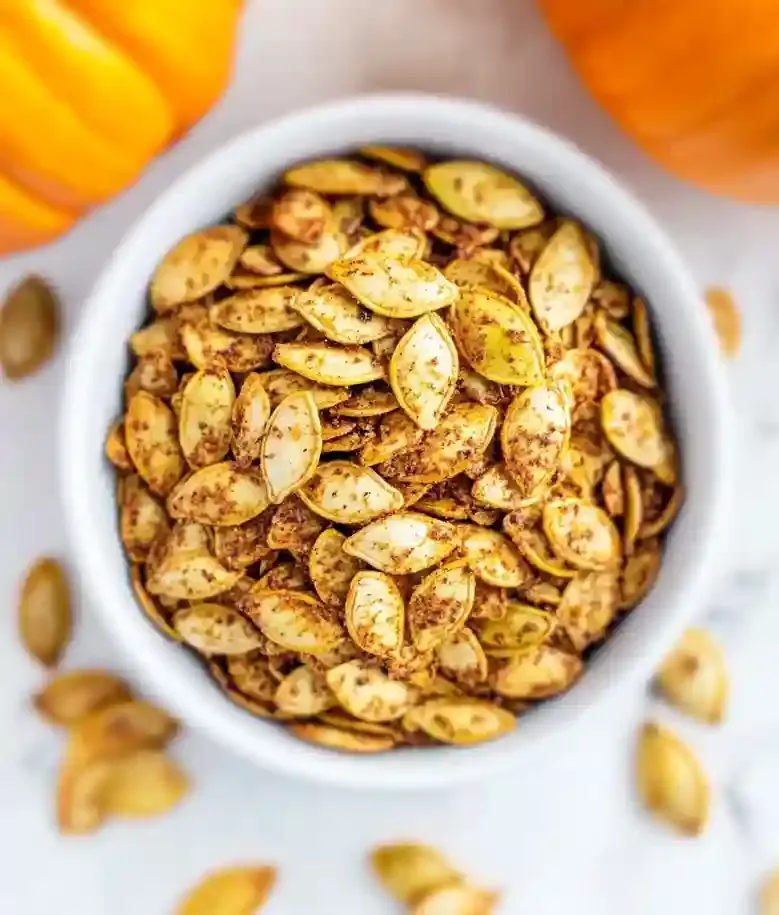 Crispy Air Fryer Roasted Pumpkin Seeds