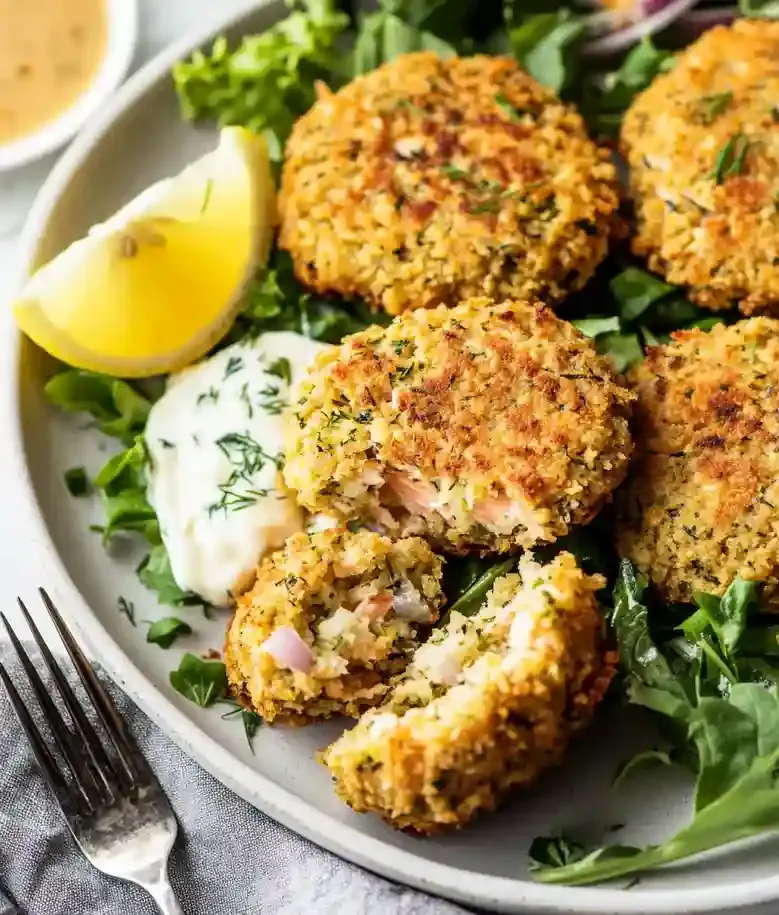 Crispy Air Fryer Salmon Patties