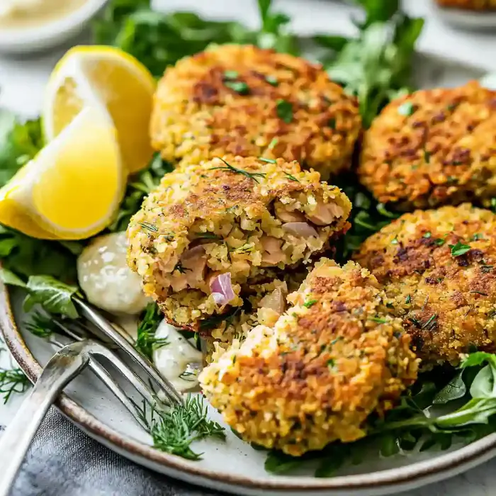 Crispy Air Fryer Salmon Patties