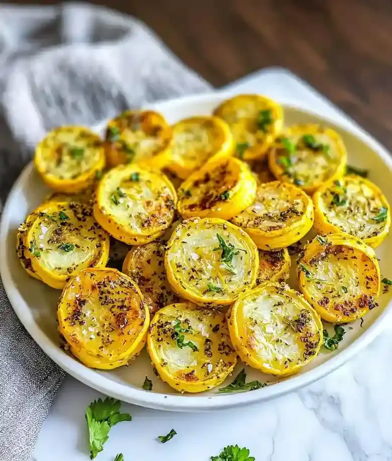Crispy Air Fryer Summer Squash