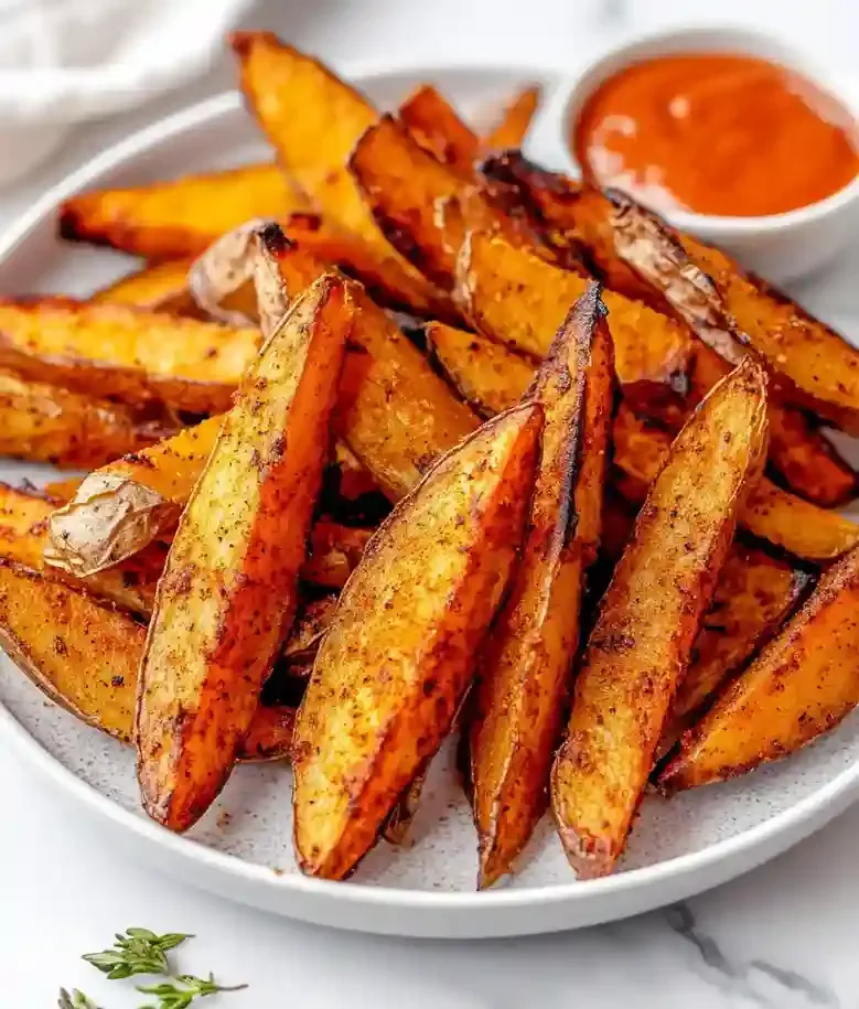 Crispy Air Fryer Sweet Potatoes