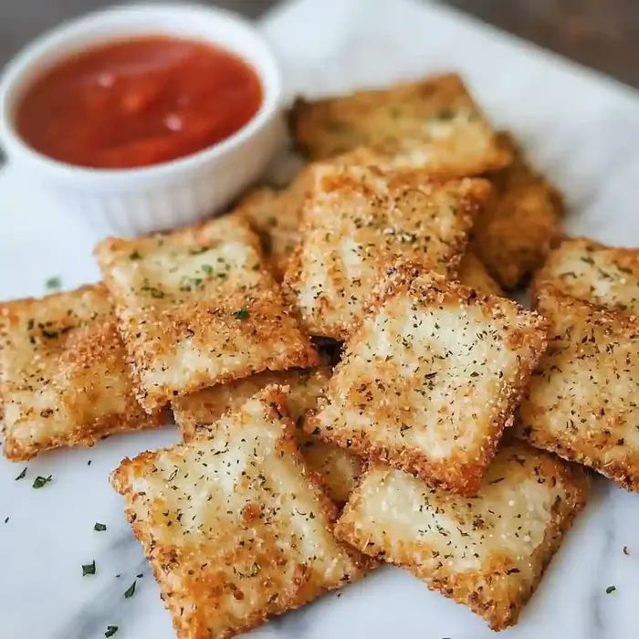 Crispy Air Fryer Toasted Ravioli