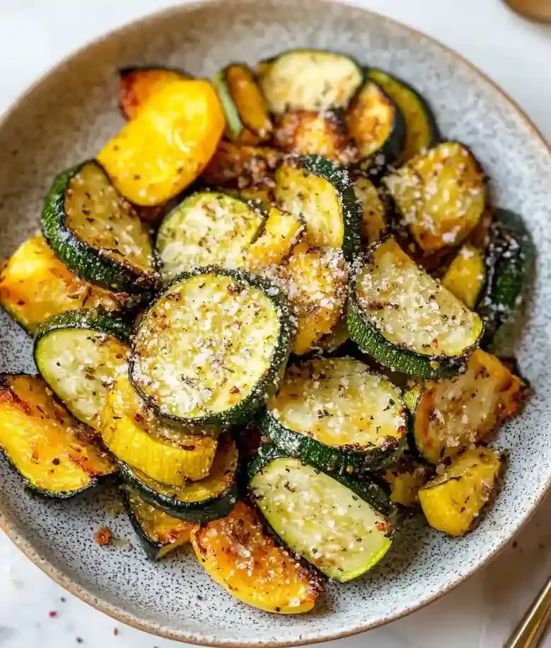 Crispy Air Fryer Zucchini and Squash