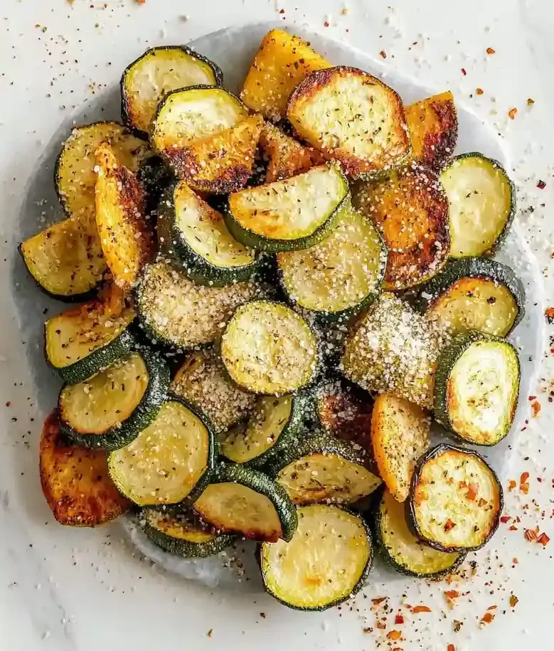 Crispy Air Fryer Zucchini and Squash