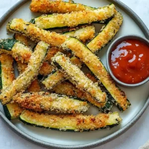 Crispy Air Fryer Zucchini Fries