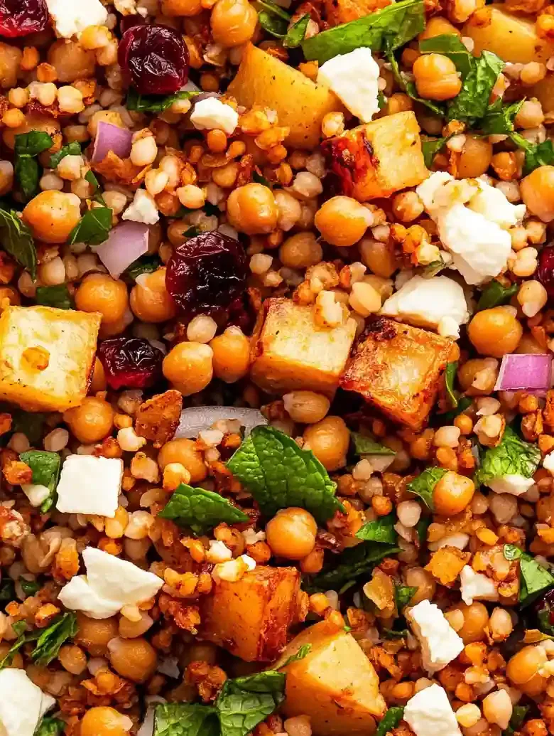 Crispy Chickpea Sweet Potato Salad