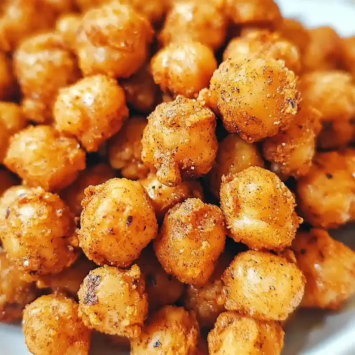 Crispy Chickpeas with Tahini