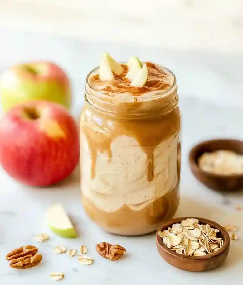 Delicious Apple Cinnamon Protein Smoothie